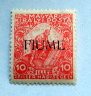 ITALIA FIUME 1918-19 SASSONE 1A MH* - Fiume