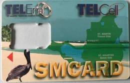 ANTILLES NEERLANDAISES  -   Carte SIM  -  Coque Sans Puce  -  TELCell - Antillas (Nerlandesas)