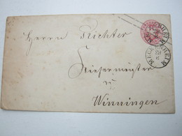 MECKENHEIM  , Klarer  Stempel Auf Brief - Postal  Stationery