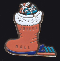 61615- Pin's.-Botte... Noel. - Natale