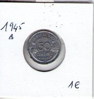 France. 50 Centimes. 1945B - 50 Centimes