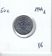 France. 50 Centimes. 1944B - 50 Centimes