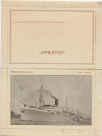 NEDERLAND - NON DATE - CARTE-LETTRE De La COMPAGNIE MARITIME ROTTERDAMSCHE LLOYD - PAQUEBOT SS "PATRIA" - Cartas & Documentos