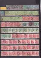 UN LOT DE 261 TIMBRES OBLITéRéS, DONT MULTIPLES DEPUIS 1887 ET APRèS INDéPENDANCE - Altri & Non Classificati