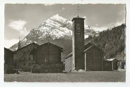 Suisse Valais Saas Grund Neue Kirche Mittaghorn - Saas-Grund