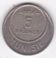 TUNISIE. 5 FRANCS 1954 (AH 1373). Copper Nickel - Tunisia