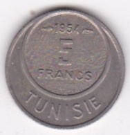 TUNISIE. 5 FRANCS 1954 (AH 1373). Copper Nickel - Tunisie