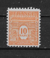Arc De Triomphe N° 629 ** TTBE - Cote Y&T 2024 De 37,00 € - 1944-45 Triomfboog