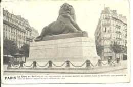 Paris - Le Lion De Belfort (Z227) - Statues