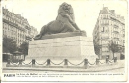 Paris - Le Lion De Belfort (z227) - Statues