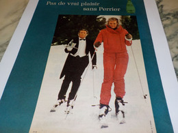 ANCIENNE PUBLICITE VRAI PLAISIR BOISSON PERRIER 1971 - Perrier