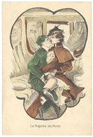 Carte (verso Vierge) érotisme, Pornographie - Le Rapide De Nice ( PLM, Train, Couple Dans Wagon ) - 1900-1949