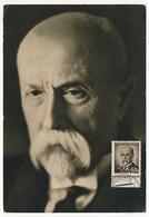 TCHECOSLOVAQUIE - Carte Maximum - Président T.G. Masaryk - 1947 - Storia Postale