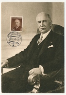 TCHECOSLOVAQUIE - Carte Maximum - Président Eduard BENES - 1947 - Storia Postale