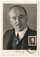 TCHECOSLOVAQUIE - Carte Maximum - Président Eduard BENES - 1948 - Brieven En Documenten