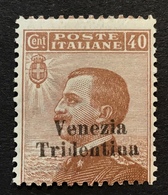 Trentino-Alto Adige 1918 Sa. 24 = 450€ Mint * VF „VENEZIA TRIDENTINA“ (1914-18 War Italy Regno D‘ Italia Italie - Trentin