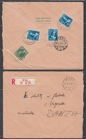 LUXEMBOURG Yv 167+248 X3 SUR LETTRE REC DE WILTZ 24/04/1934 VERS DANZIG  TB (DD) DC-6468 - Cartas & Documentos