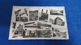 ANTIQUE PHOTO POSTCARD GERMANY NECKARTAL SOUVENIR CITY VIEWS CIRCULATED 1958 - Neckargemünd