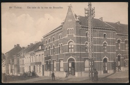 TUBIZE  UN COIN DE LA RUE DE BRUXELLES - Tubeke