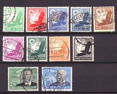 Duitse Rijk / Deutsches Reich DR 529 T/m 539 Used (1934) - Used Stamps