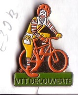 E39 Pin's MAC DONALD'S MAC DO VTT DECOUVERTE VÉLO  Achat Immédiat - McDonald's