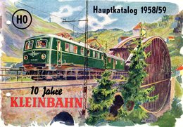 Catalogue KLEINBAHN 1958/59 HAUPTKATALOG - Zweite Version Mit Dem Wort HO - Deutsch