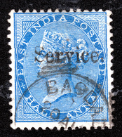 EAST INDIA  1/2 Anna  SERVICE (SMALL OVERPRINT) USED  BAGDAD.RRRRRRRRRRRRRRRRRRRRRR - Sonstige & Ohne Zuordnung