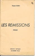 Brochure Horizons Poétiques - Claude Robin: 21 Poèmes,  Les Rémissions 1956 - Französische Autoren