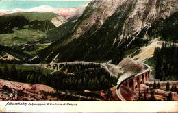 Suisse - Albulabahn - Kehrtunnels & Viaducte Ob Bergün - Bergün/Bravuogn