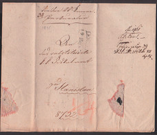 Lemberg 1834 Lwow Nach Neusandec Von Der Kk Cammerprocuratur Falt-Brief - ...-1860 Prefilatelia