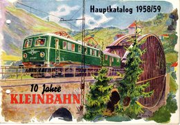 Catalogue KLEINBAHN 1958/59 HAUPTKATALOG - erste Version HO 1/87 - Allemand