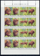 POLAND 1996 Bison Sheetlet MNH / **  Michel 3629-32 - Blokken & Velletjes