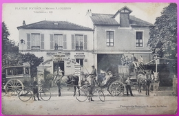 Cpa PLATEAU D'AVRON Maison FAUGERON Neuilly Plaisance Service Voiture Gare Rosny Carte Postale 93 (Diligence) / RARE - Neuilly Plaisance