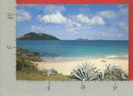 CARTOLINA VG ANTIGUA E BARBUDA - ANTIGUA - A Caribbean Golden Beach - 12 X 17 - 1992 - Antigua Y Barbuda