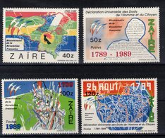 ZAIRE   Timbres Neufs ** De 1990    ( Ref 6853 ) Révolution Française - Ungebraucht