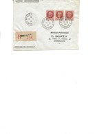 LETTRE RECOMMANDEE  AFFRANCHIE N° LIBERATION BORDEAUX N° 6 -3 EX- CAD BORDEAUX 1944 - Bevrijding