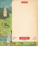 LOT DE 5 MENUS VITTEL -SAISON MAI -SEPTEMBRE -TB - Menu