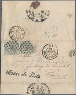 Belgien: 1868: Entire Letter Sent By The "ministère Des Travaux Public" Franked With Pair Of Belgiqu - Cartas & Documentos