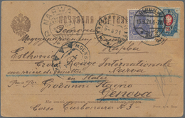 Estland: 1921 (5. August), Russia Postcard With 20K Franking From TANGAROG (in 1921 Part Of The Ukra - Estonia