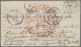 Frankreich - Ballonpost: BALLON MONTÉ 1870 - Entire Letter Dated Inside "Sept 30" With Red Cachet Of - 1960-.... Briefe & Dokumente