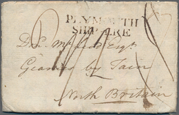 Gibraltar: 1793, Folded Letter "Gibraltar 10th January" To Tain, North Britain. Because Of The Frenc - Gibraltar