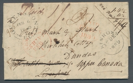 Großbritannien - Vorphila: 1839, Brief Mit Komplettem Inhalt, Abgeschickt In Kinross Am 17.12.1839 N - ...-1840 Precursori