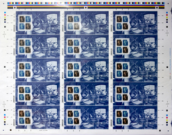 Großbritannien: 2015, "175 Years Penny Black", MNH Print Sheet To 15 Blocks In Good Condition, Wonde - Sonstige & Ohne Zuordnung