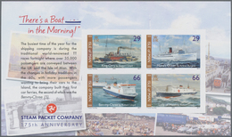 Großbritannien - Isle Of Man: 2005. IMPERFORATE Booklet Pane Michel #85 For The Stamp Booklet Michel - Isola Di Man