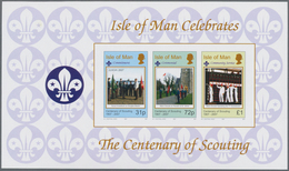Großbritannien - Isle Of Man: 2007. IMPERFORATE Booklet Pane Michel #91 For The Stamp Booklet Michel - Isla De Man