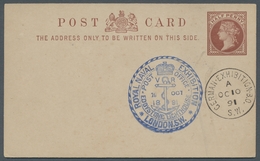 Großbritannien - Stempel: 1891, ROYAL NAVAL EXHIBITION - GERMAN EXHIBITION, Crystal Clear Cancellati - Postmark Collection