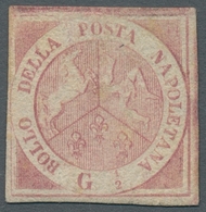 Italien - Altitalienische Staaten: Neapel: 1858, "½ Und 10 Gr. Wappen", Zwei Farbfrische Ungebraucht - Nápoles