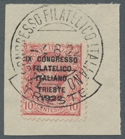 Italien: 1922, "9.Kongress Des Italienischen Philatelistenverbandes" 4 Werte Kpl. Mit Ausgabetypisch - Marcofilía
