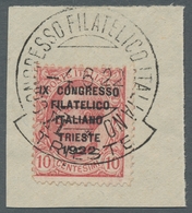 Italien: 1922, "9.Kongress Des Italienischen Philatelistenverbandes" 4 Werte Kpl. Mit Ausgabetypisch - Poststempel