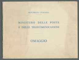 Italien: 1951, Michel-Nr. 826-27, 832, 833, 842 And 845-47 (Sassone 653-54, 657-58, 659, 660, 669 An - Storia Postale